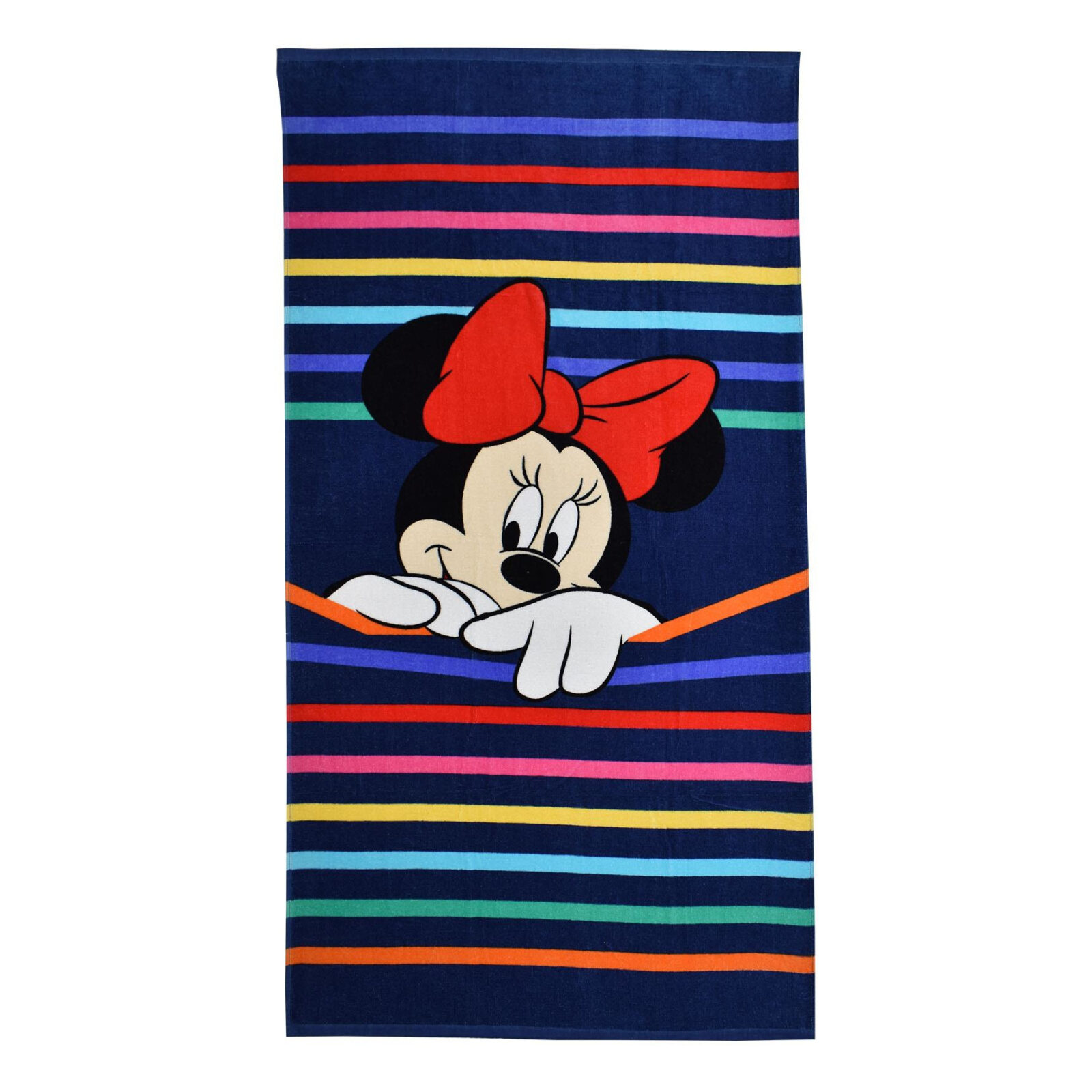Minnie Mouse Striped Towel