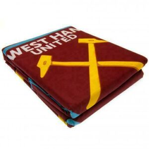 West Ham Multi-Crest single Rotary Duvet cover & Pillowcase set