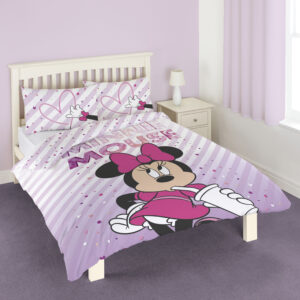 Disney Minnie Mouse Cup Duvet Cover Pillowcase Set