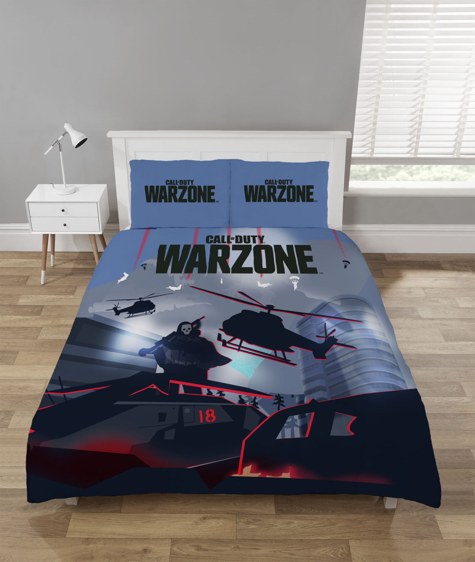 Call Of Duty WARZONE DROP IN Panel Duvet Cover & Pillowcase Set - DOUBLE